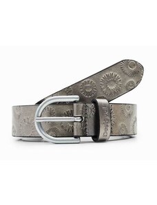 pásek Desigual Embossed Silver silver