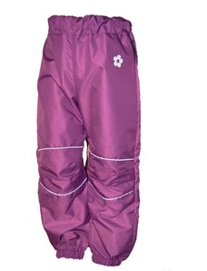 Kukadloo Dětské šusťákové kalhoty - středně fialové
