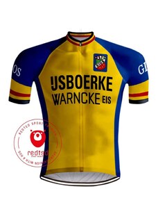 REDTED VINTAGE CYKLISTICKÝ DRES IJSBOERKE WARNCKE - REDTED