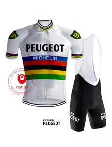 REDTED Vintage cyklistický outfit Peugeot - REDTED - Rainbow