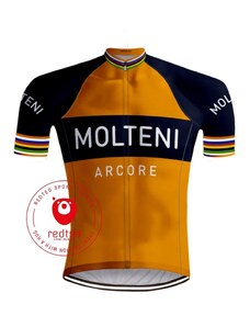 REDTED VINTAGE CYKLISTICKÝ DRES MOLTENI ORANŽOVĚ RedTed