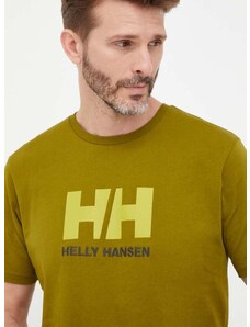 Tričko Helly Hansen HH LOGO T-SHIRT bílá barva, s aplikací, 33979