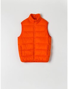 Sinsay - Prošívaná vesta - oranžová
