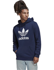 MODRÁ PÁNSKÁ MIKINA ADIDAS ADICOLOR CLASSICS TREFOIL HOODIE Tmavě modrá