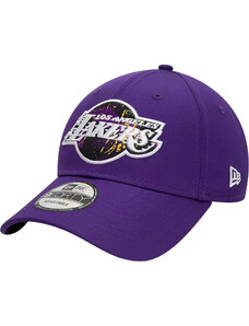 FIALOVÁ PÁNSKÁ KŠILTOVKA NEW ERA 9FORTY LOS ANGELES LAKERS NBA PRINT INFILL CAP 60298639