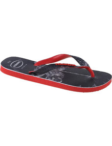 BASIC ČERNO-ČERVENÉ ŽABKY HAVAIANAS TOP MARVEL PREMIUM Černá