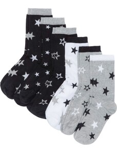 bonprix Dámské ponožky (6 ks), organická bavlna Černá