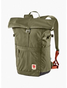 Batoh Fjallraven High Coast Foldsack 24 F23222 620 zelená barva, velký, hladký