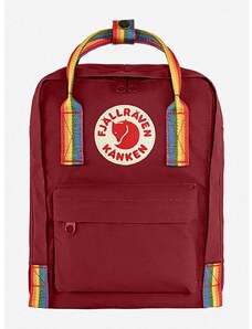 Batoh Fjallraven Kånken Rainbow Mini červená barva, malý, hladký, F23621.326.907