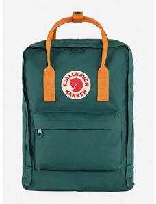 Batoh Fjallraven Kanken zelená barva, velký, s aplikací, F23510.667.206-667