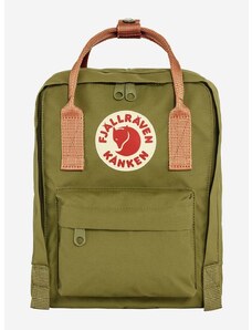 Batoh Fjallraven Kanken Mini zelená barva, malý, s aplikací, F23561.631.241-241