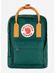 Batoh Fjallraven Kanken Mini zelená barva, velký, hladký, F23561.667.206-206