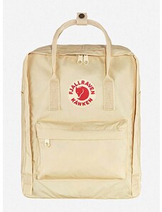 Batoh Fjallraven Kanken béžová barva, velký, s aplikací, F23510.115-115