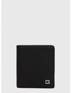 Kožená peněženka Guess NEW ZURGIO černá barva, SMNEZU LEA22
