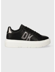 Kožené sneakers boty Dkny Marian černá barva, K2305134