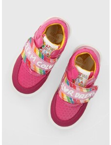 Dětské sneakers boty Agatha Ruiz de la Prada fialová barva