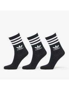 Pánské ponožky adidas Originals Crew Sock 3 - pack Black