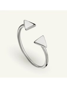 SilveAmo Stříbrný prsten Malé trojúhelníky - průměr 15