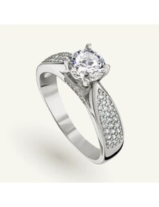 SilveAmo Stříbrný prsten Pro královnu - průměr 17