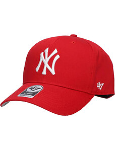 BASIC ČERVENÁ CHLAPECKÁ KŠILTOVKA 47 BRAND MLB NEW YORK YANKEES KIDS CAP