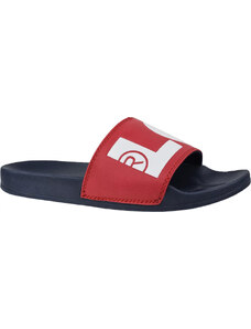 LEVI'S BATWING SLIDE SANDAL Červená