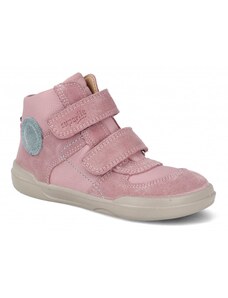 Barefoot dětské kotníkové boty Superfit - Superfree Rosa růžové