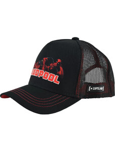 BASIC ČERNÁ KŠILTOVKA CAPSLAB MARVEL DEADPOOL CAP