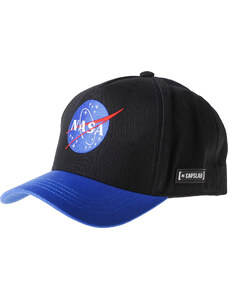 BASIC ČERNO-MODRÁ KŠILTOVKA CAPSLAB SPACE MISSION NASA CAP Černá