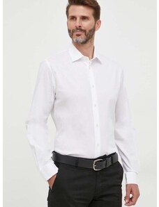 Košile Liu Jo pánská, béžová barva, regular, s klasickým límcem