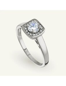 SilveAmo Stříbrný prsten Zářivý čtverec - průměr 16