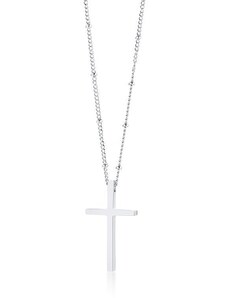 Zovero Kuličkový náhrdelník s křížkem