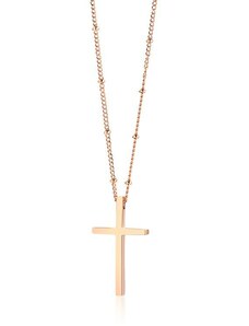 Zovero Kuličkový náhrdelník s křížkem