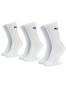 Ponožky Puma Regular Crew 3-pack White