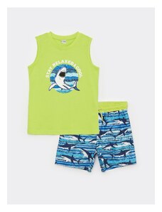 LC Waikiki LCW Kids Boys Undershirt and Swim Shorts