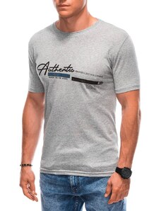 Buďchlap Autentické šedé pánské tričko S1900