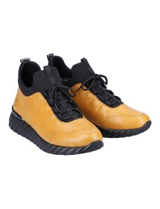 Kotníkové boty s thermo stélkou Remonte D5977-68 žlutá