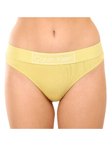 Dámská tanga Calvin Klein žlutá (QF6774E-9LD)