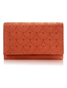 Dámská kožená peněženka Paolo Peruzzi IN-57 pomerančová