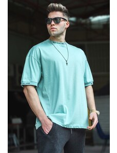 Madmext Mint Green Oversize T-shirt 5803