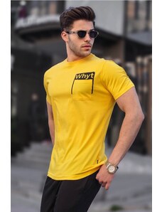 Madmext Yellow Men's T-Shirt 4959