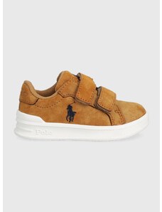 Dětské sneakers boty Polo Ralph Lauren béžová barva