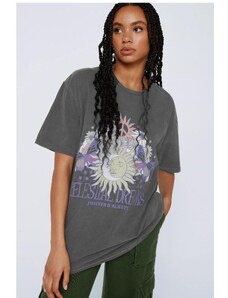 Madmext Women's Smoky Printed T-Shirt
