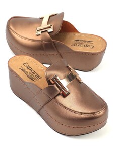 Capone Outfitters Anatomical Soft Comfortable Sole, Wedge Heels Mommy Slippers.