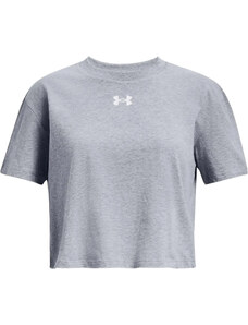 Triko Under Armour UA CROP SPORTSTYLE LOGO SS-GRY 1380878-035