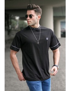 Madmext Men's Black T-Shirt 5355