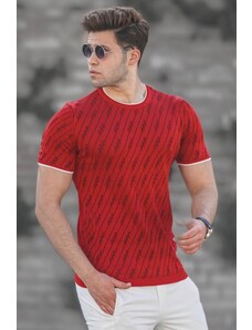 Madmext Red Oversized Men's T-Shirt 5119