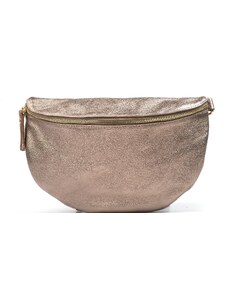 Blaire Kožená crossbody ledvinka Sia bronzová