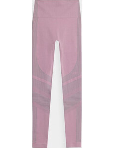 Dámské termo kalhoty 4F H4Z22-BIDB030D tmavě růžové
