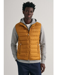 VESTA GANT LIGHT DOWN GILET hnědá S