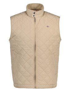 VESTA GANT QUILTED WINDCHEATER VEST hnědá M